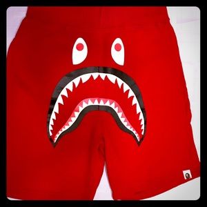 BAPE cotton shorts
